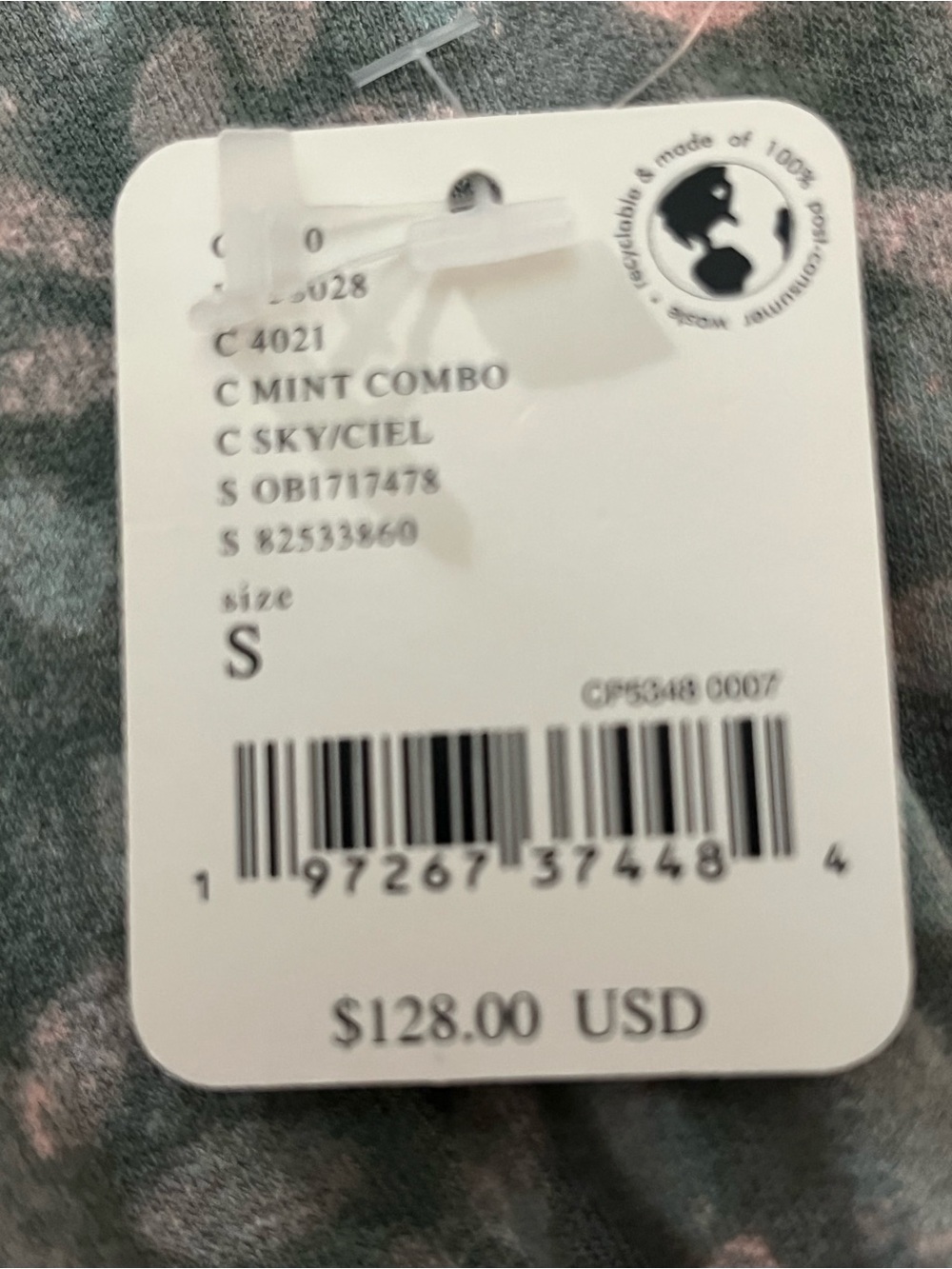 NWT Free People Textured Faux-Wrap Maxi Dress - Sage Floral, Small - Picture 7 of 11